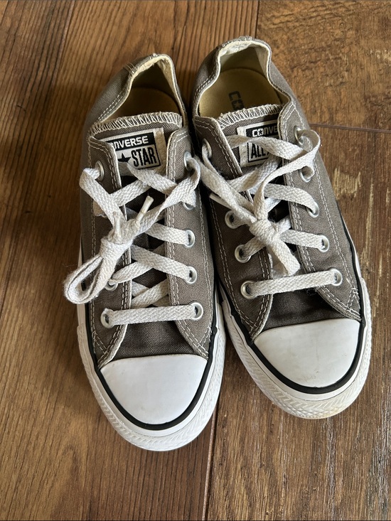 Converse Shoes - Converse Low Top Sneakers in Taupe with White Accents